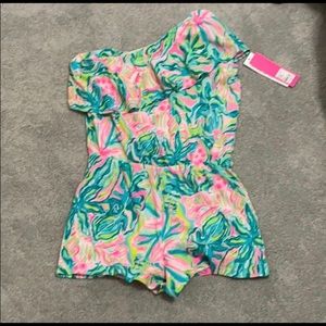 NWT Lilly Pulitzer Sansa girls romper xl
